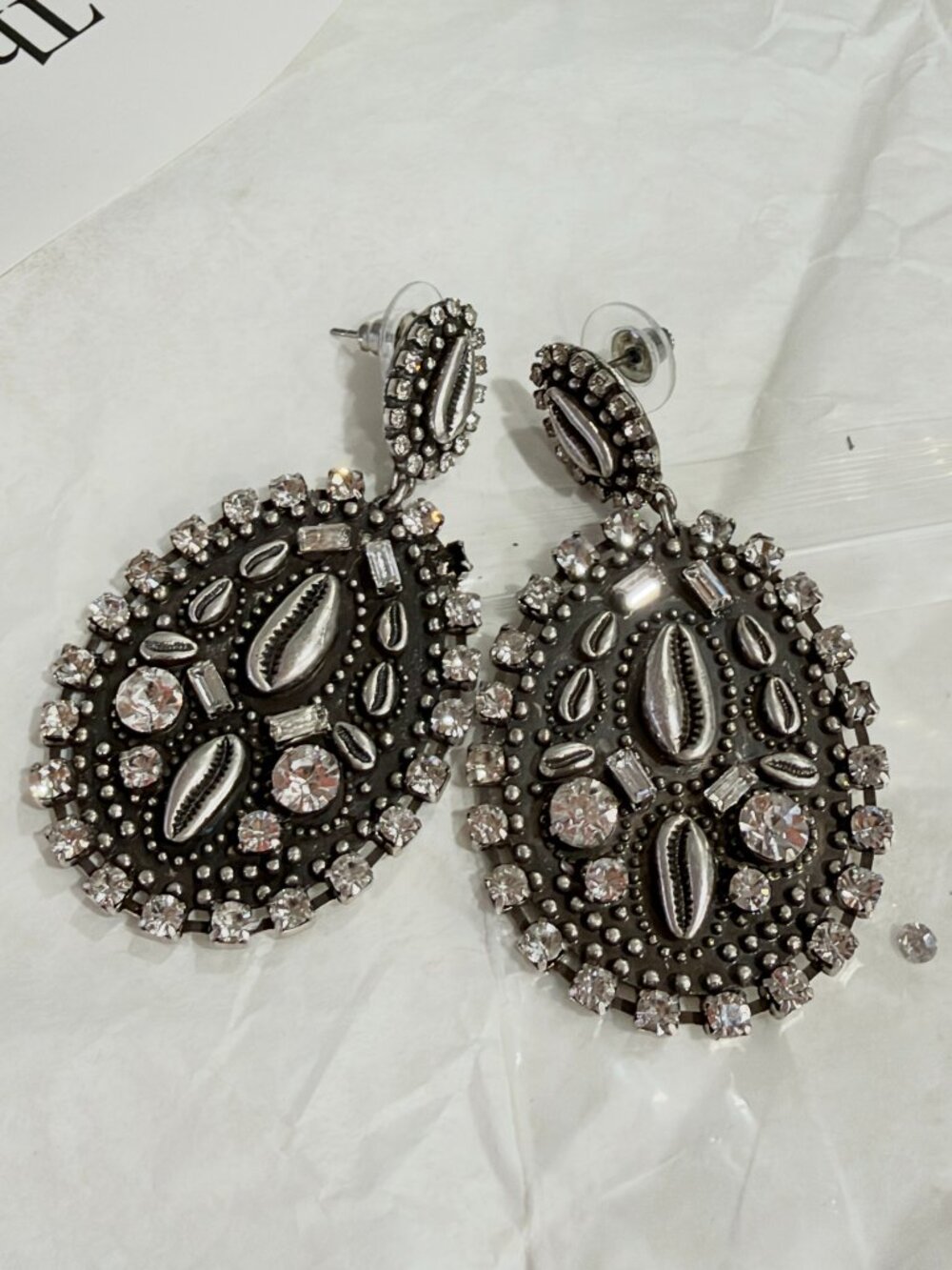 DANNIJO Spano Swarovski Crystal Drop Earrings